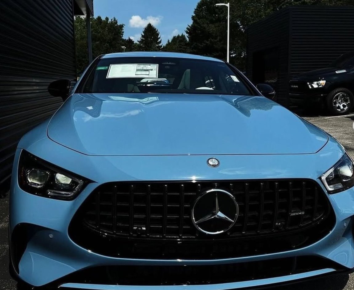Gloss Ice-Blue — Mercedes-AMG GT