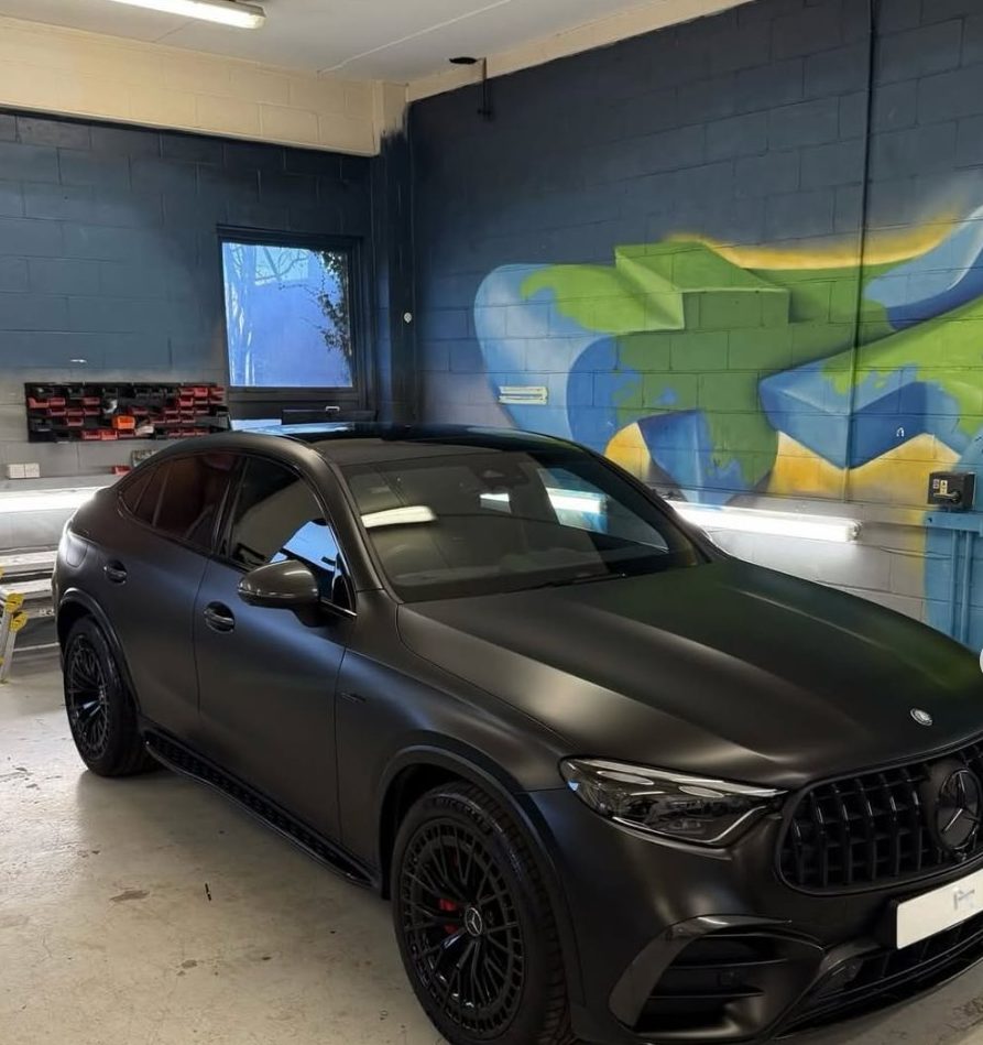 Satin Black — Mercedes-AMG GLC Coupé