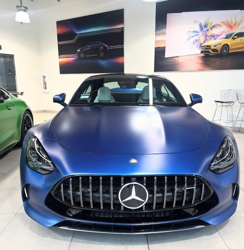 Satin Metallic Blue — Mercedes-AMG GT